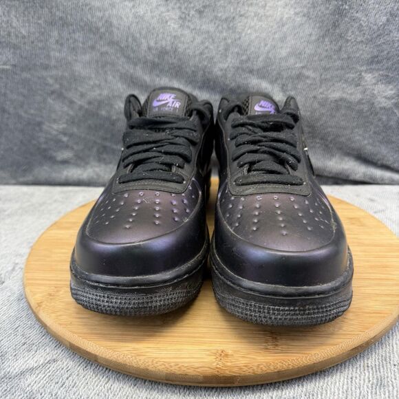 Nike Air Force 1 Shoes Mens Size 9.5 Purple Black Basketball Sneakers AJ3664-500 main image 4